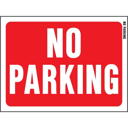 HY-KO No Parking Sign 8.5" x 12", 10PK A20609